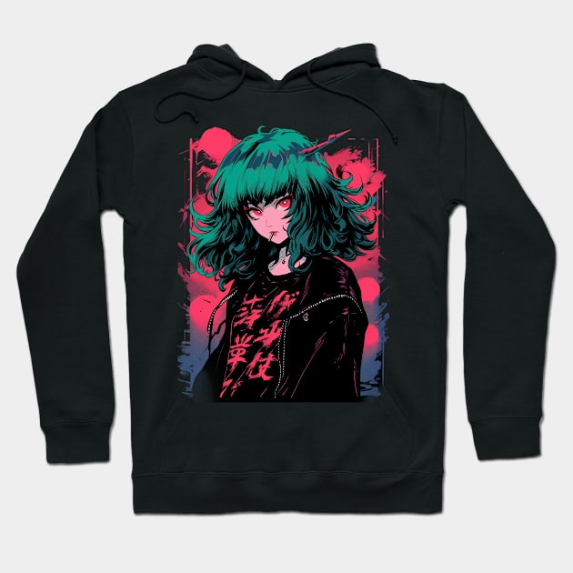 Anime Girl Hoodie by MikeyMeta